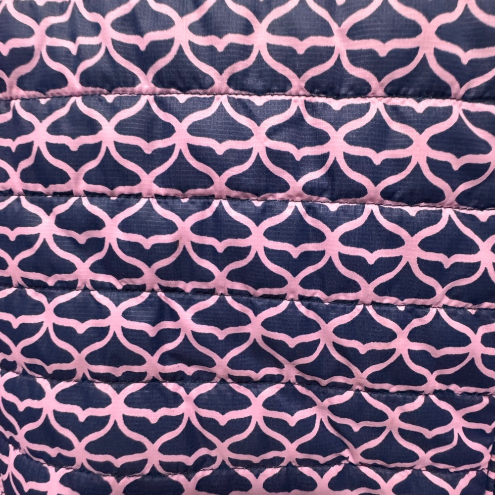 Vineyard Vines Pink and Navy Quilted size large (14) Jacket - Picture 6 of 9
